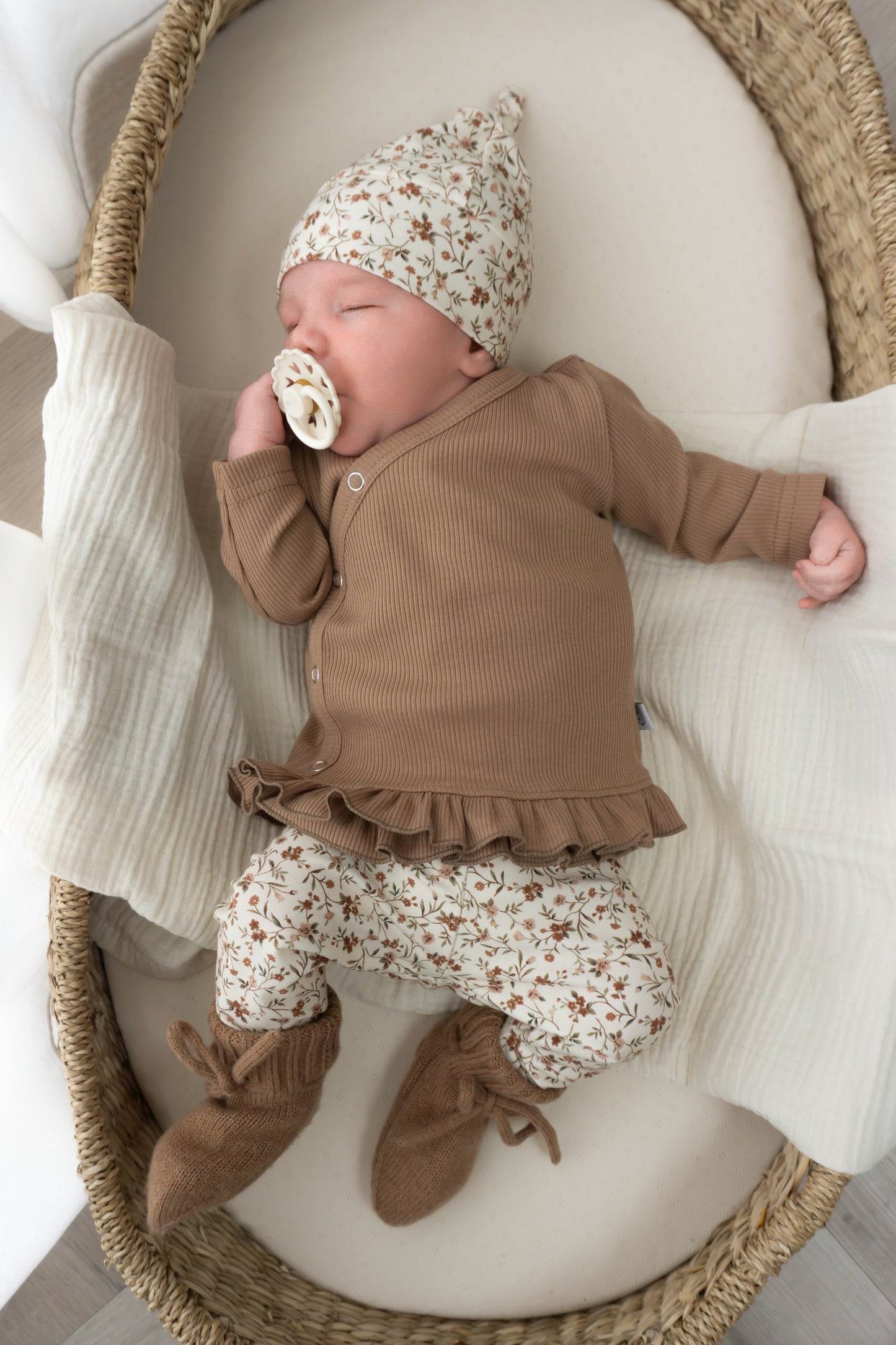 Newborn set Romantische bloemen